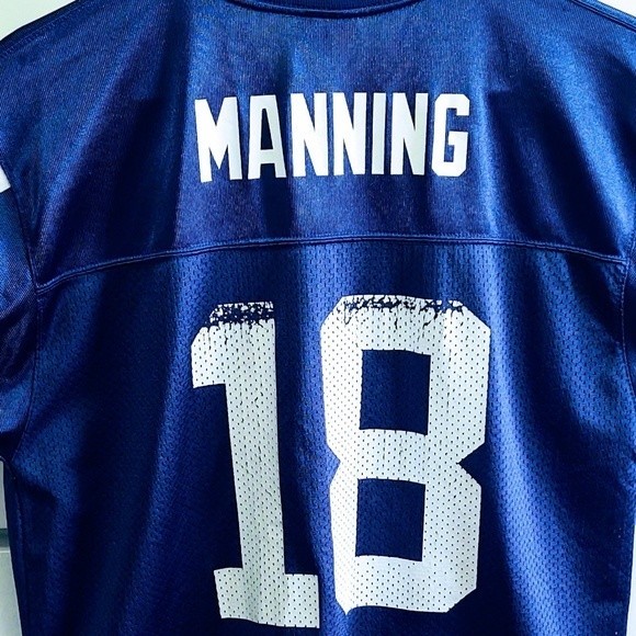 PEYTON MANNING INDIANAPOLIS COLTS TEAM APPAREL AUTHENTIC #18 FOOTBALL JERSEY XL - Picture 4 of 15